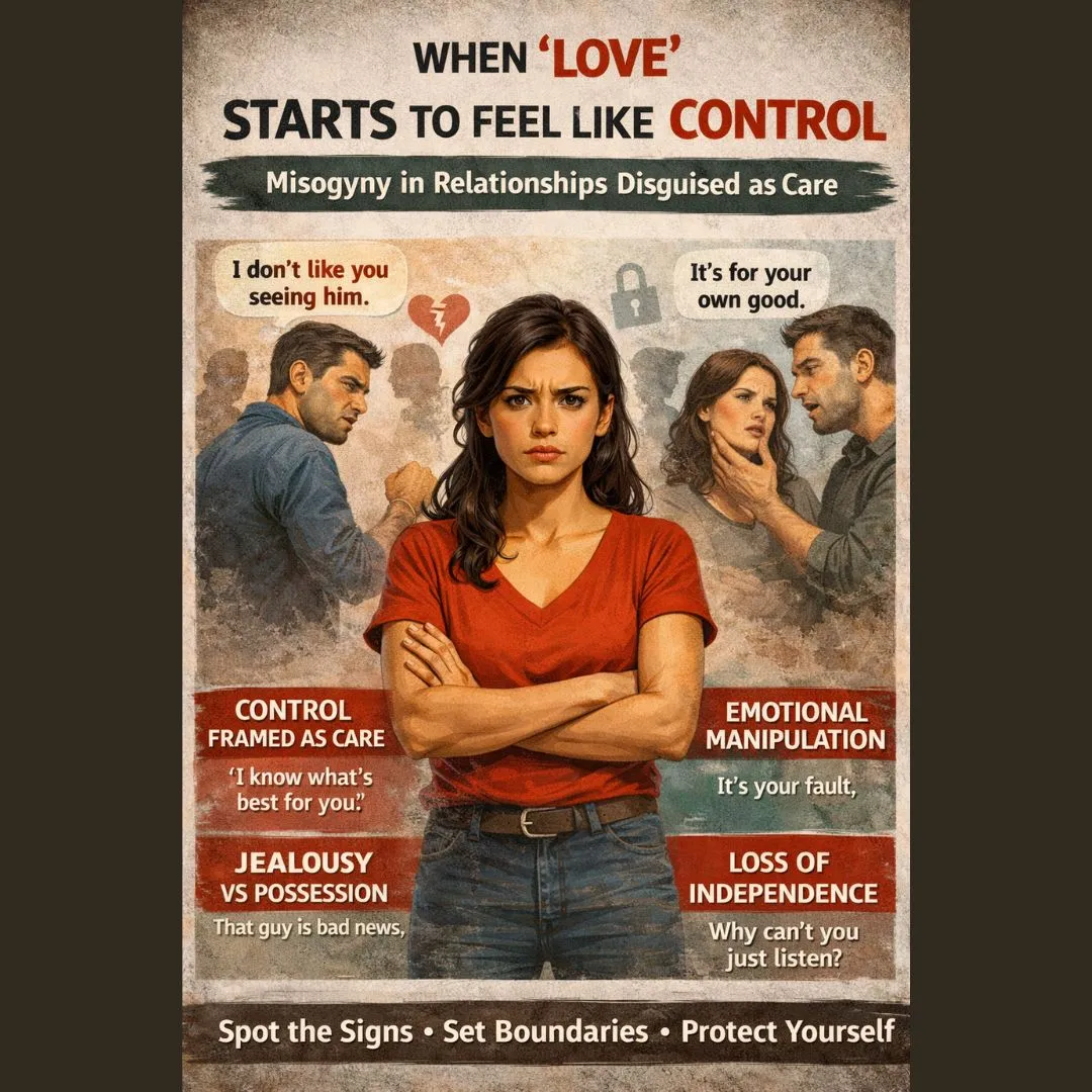 Misogyny In Relationships: When “Love” Starts To Feel Like Control