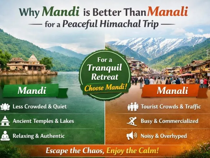 Why Mandi Is Better Than Manali For A Peaceful Himachal Trip