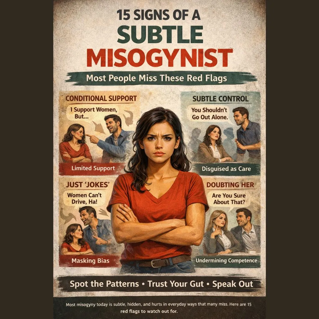 15 Signs You’re Dealing With A Subtle Misogynist (Most People Miss These Red Flags) 1 15 Signs You’re Dealing With A Subtle Misogynist (Most People Miss These Red Flags)