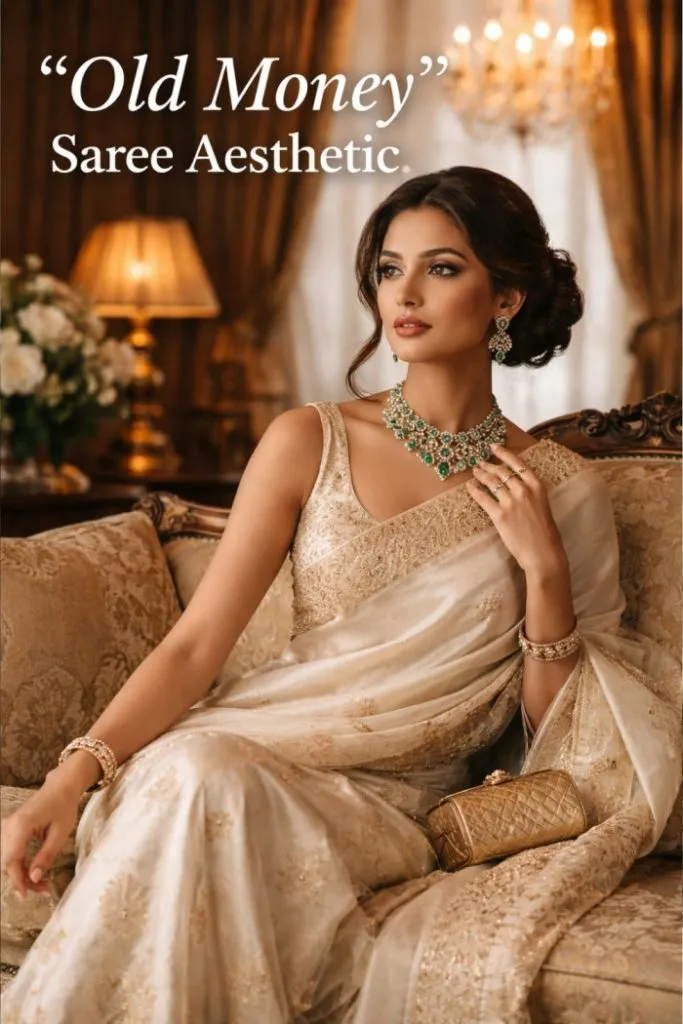 The &Quot;Old Money&Quot; Saree: How To Style Traditional Indian Wear With Quiet Luxury 2 Old Money Aethetics