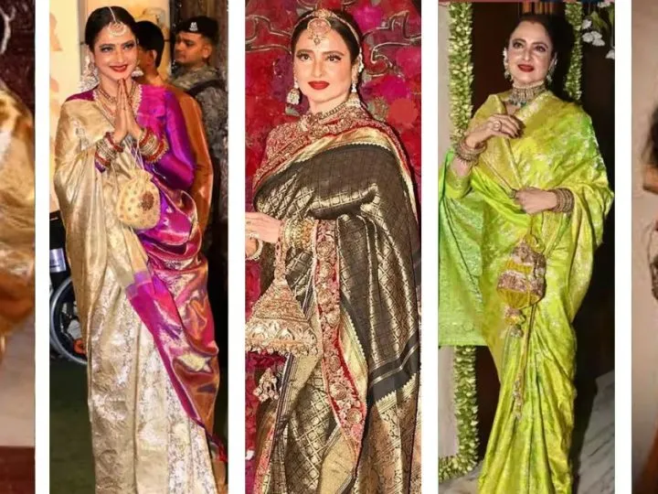Rekha’s Timeless Saree Legacy: How One Woman Turned Indian Ethnic Wear Into Eternal Glamour