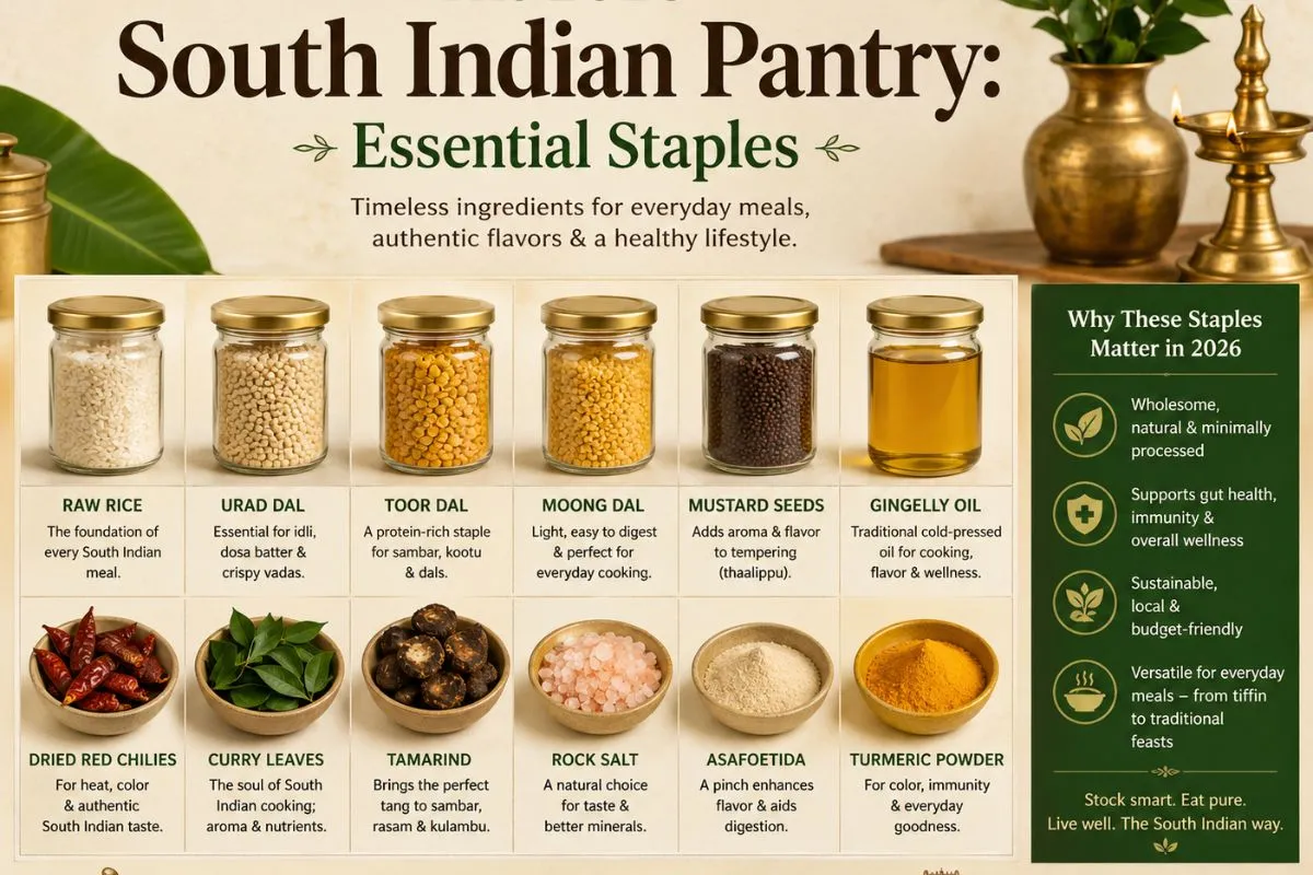The 2026 South Indian Pantry: Essential Staples 1 The 2026 South Indian Pantry: Essential Staples