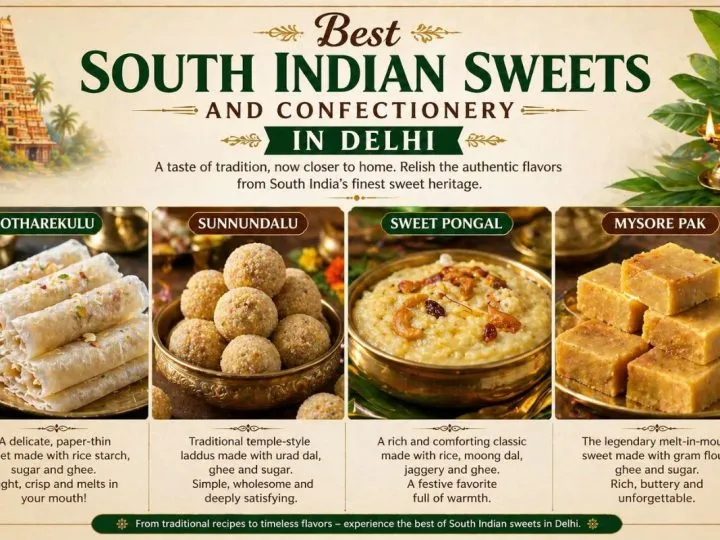 Best South Indian Sweets And Confectionery In Delhi