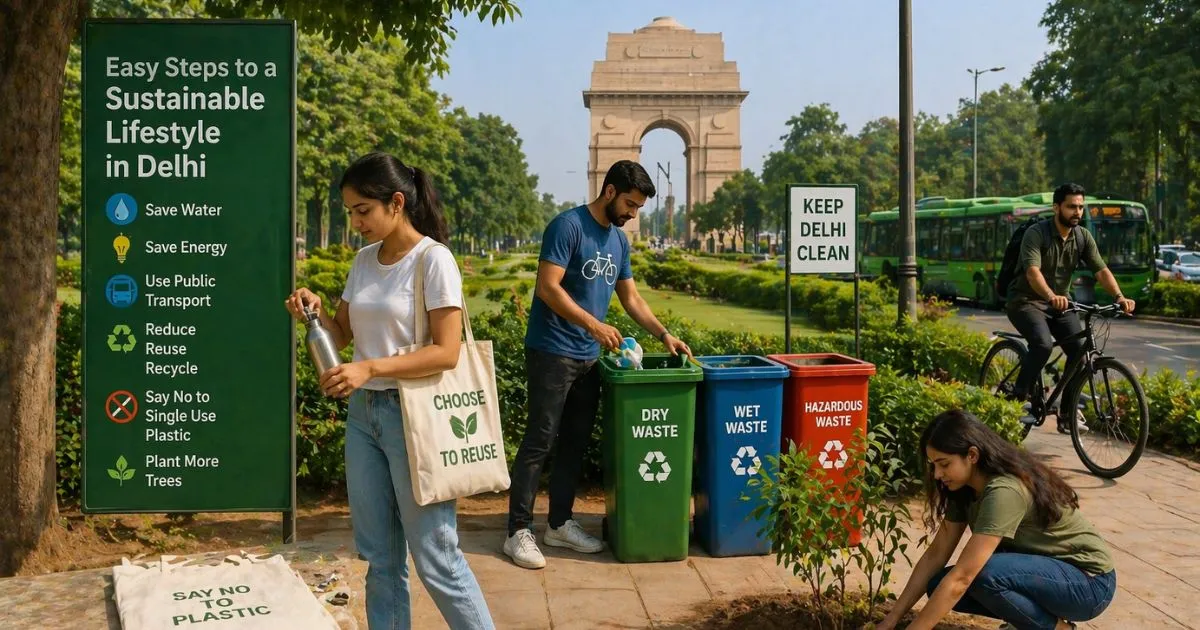 Easy Steps To A Sustainable Lifestyle In Delhi 1 Easy Steps To A Sustainable Lifestyle In Delhi
