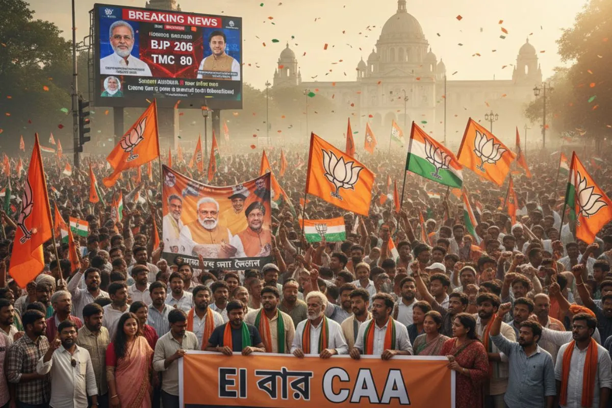 Saffron Surge In The East: Bjp Ends Tmc’s 15-Year Rule In West Bengal 2026 1 Saffron Surge In The East: Bjp Ends Tmc’s 15-Year Rule In West Bengal 2026