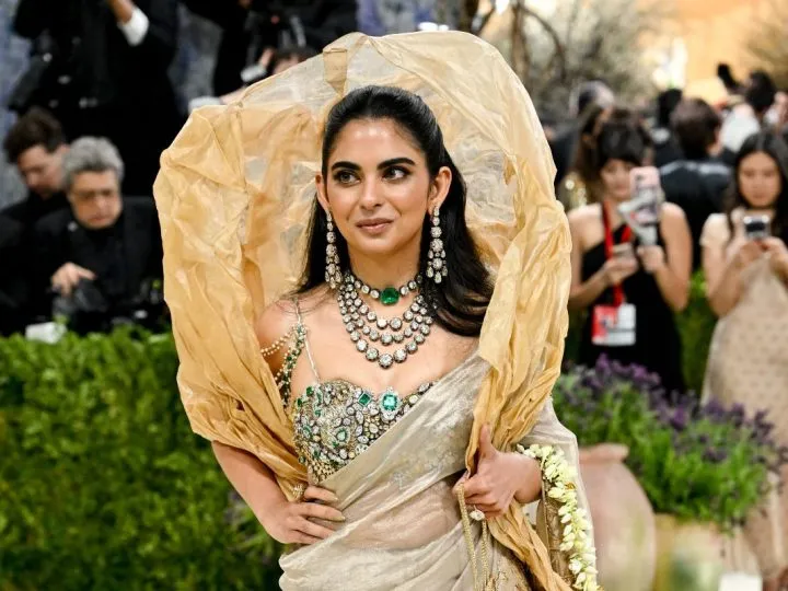 Isha Ambani’s Met Gala 2026 Look: A Golden Tribute To Indian Frescoes