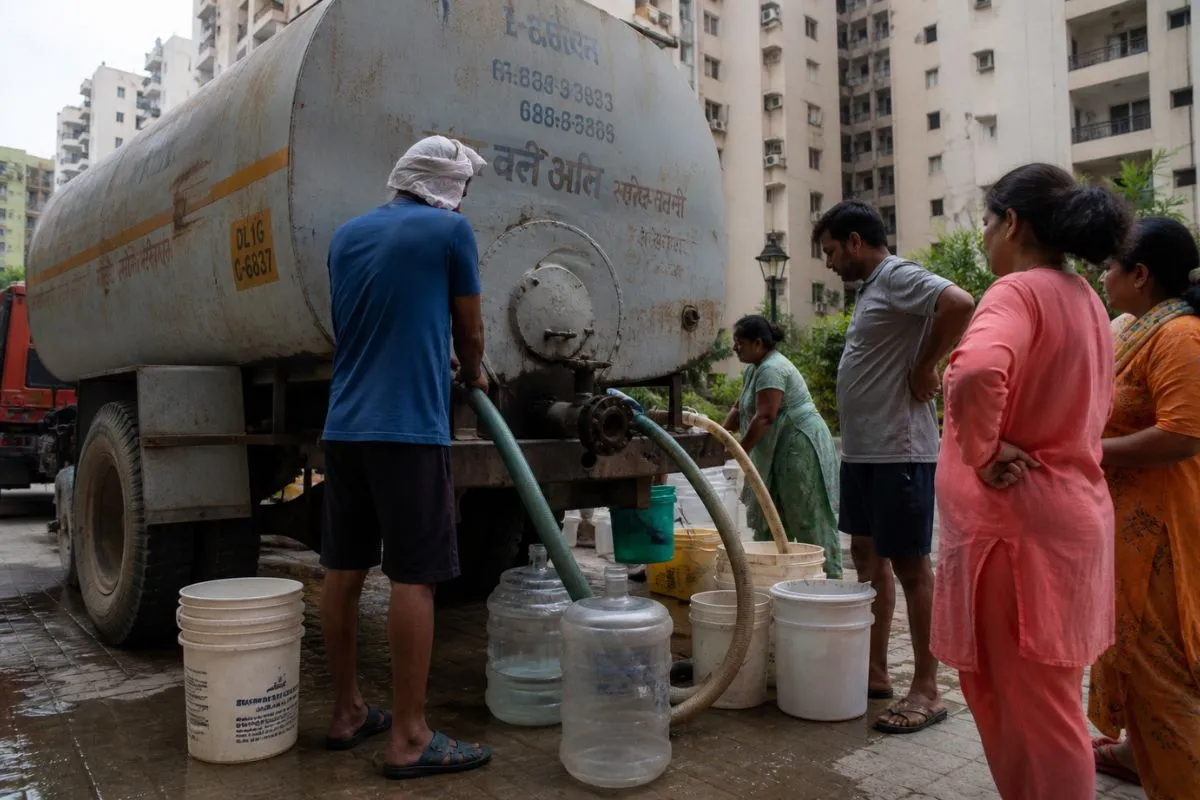 Noida’s Dry Summer: High-Rise Residents Left Parched Amidst Soaring Temperatures