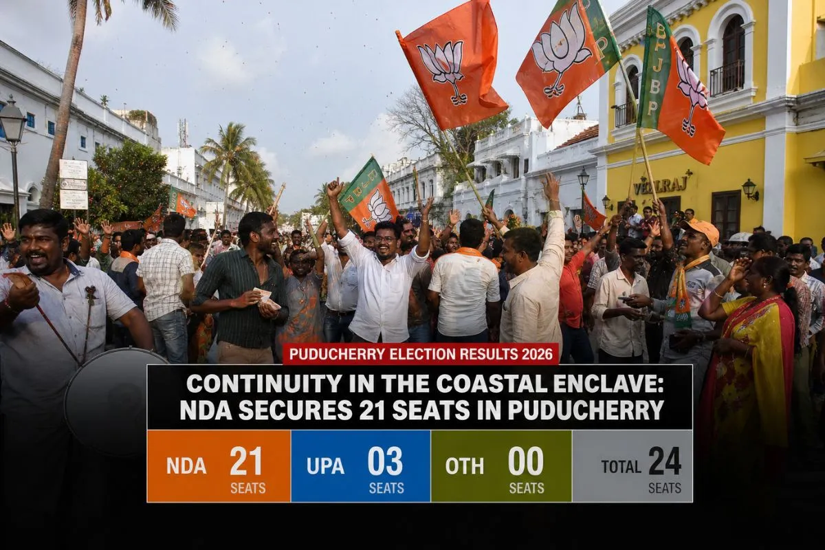 Continuity In The Coastal Enclave: Nda Secures 21 Seats In Puducherry 1 Continuity In The Coastal Enclave: Nda Secures 21 Seats In Puducherry