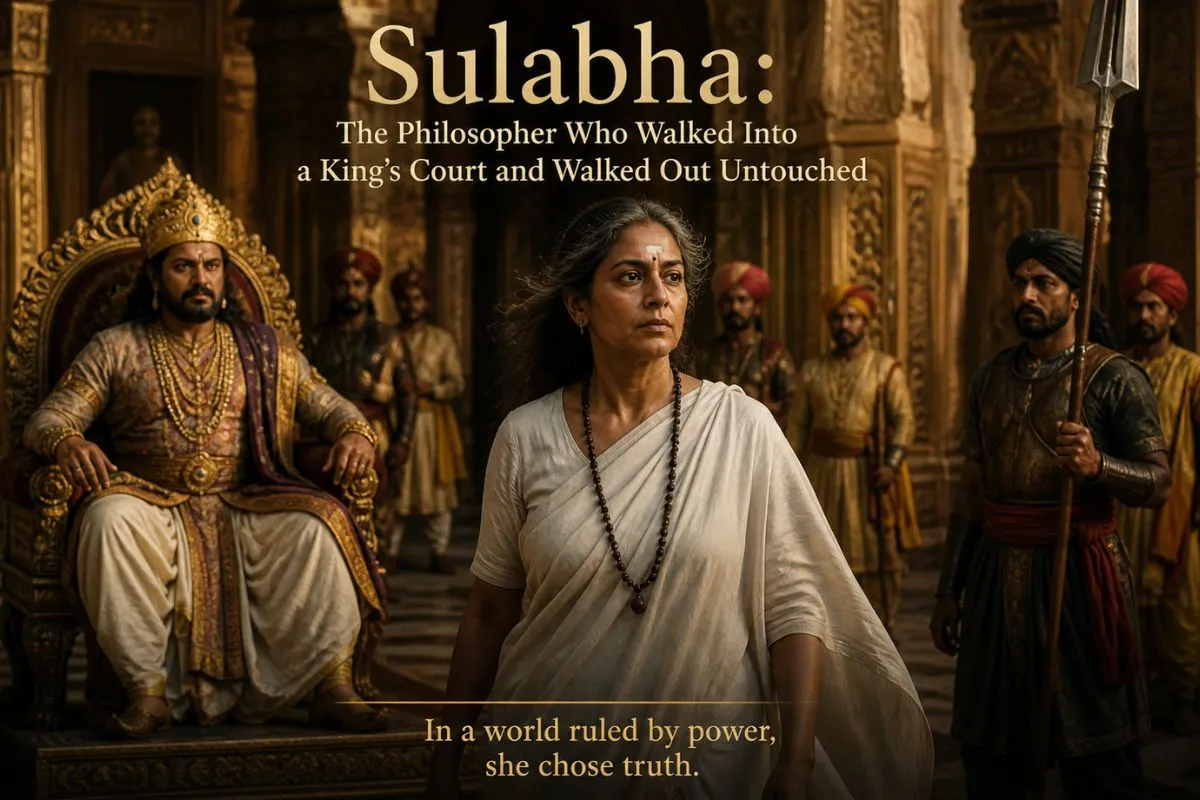 Sulabha: The Philosopher Who Walked Into A King’s Court And Walked Out Untouched 1 Sulabha: The Philosopher Who Walked Into A King’s Court And Walked Out Untouched