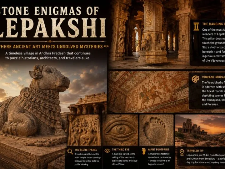 The Stone Enigmas Of Lepakshi: A Complete Guide To India’s Most Fascinating Architectural Mystery