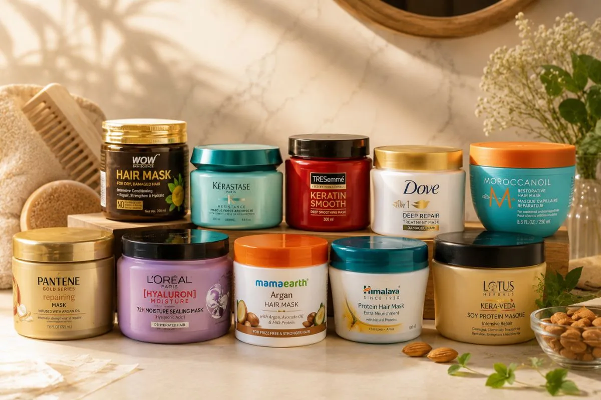Best Hair Masks For Dry And Damaged Hair: 12 Tried And Tested Picks That Bring Lifeless Hair Back To Life 1 Best Hair Masks For Dry And Damaged Hair: 12 Tried And Tested Picks That Bring Lifeless Hair Back To Life
