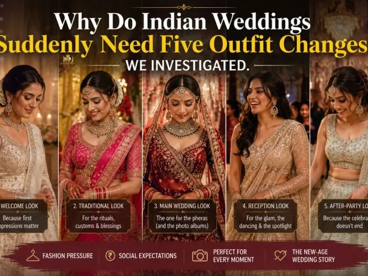 Why Do Indian Weddings Suddenly Need Five Outfit Changes? We Investigated.