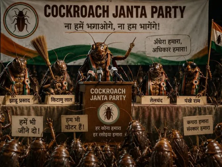 The Cockroach Janta Party: When Satire Stings Harder Than Serious Politics