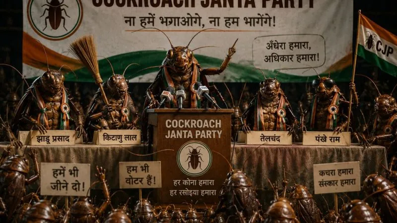 The Cockroach Janta Party: When Satire Stings Harder Than Serious Politics