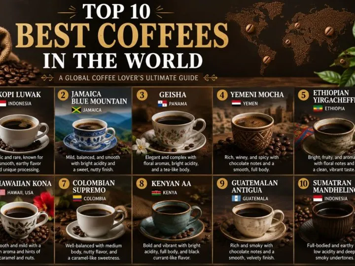 Top 10 Best Coffees In The World: A Bucket List For Every Coffee Lover