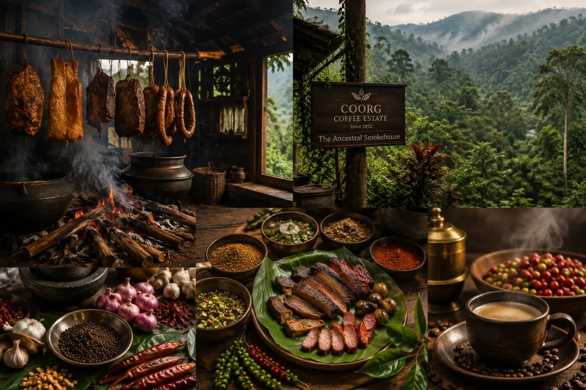 The Ancestral Smokehouse: A Culinary Journey Deep Into Coorg’s Coffee Estates 1 The Ancestral Smokehouse: A Culinary Journey Deep Into Coorg’s Coffee Estates