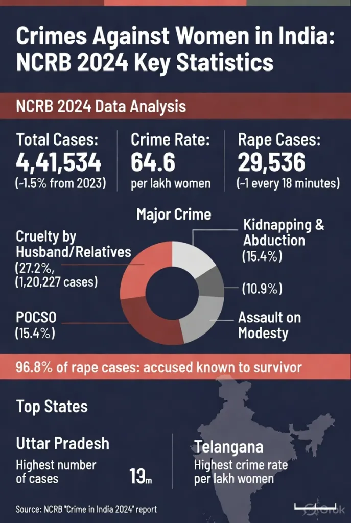 Ncrb Crime Statistics Analysis: Crimes Against Women In India (Focus On 2024 Data) 2 Image 87
