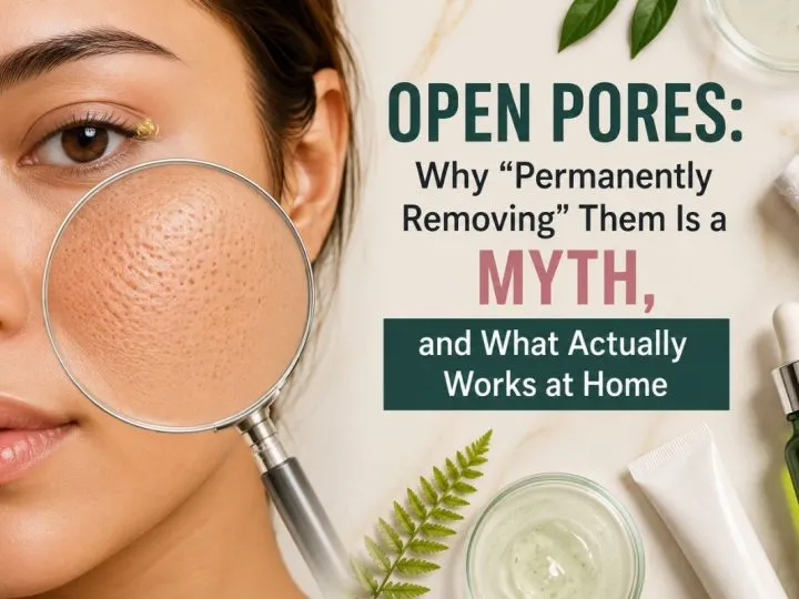 Open Pores: Why “Permanently Removing” Them Is A Myth, And What Actually Works At Home