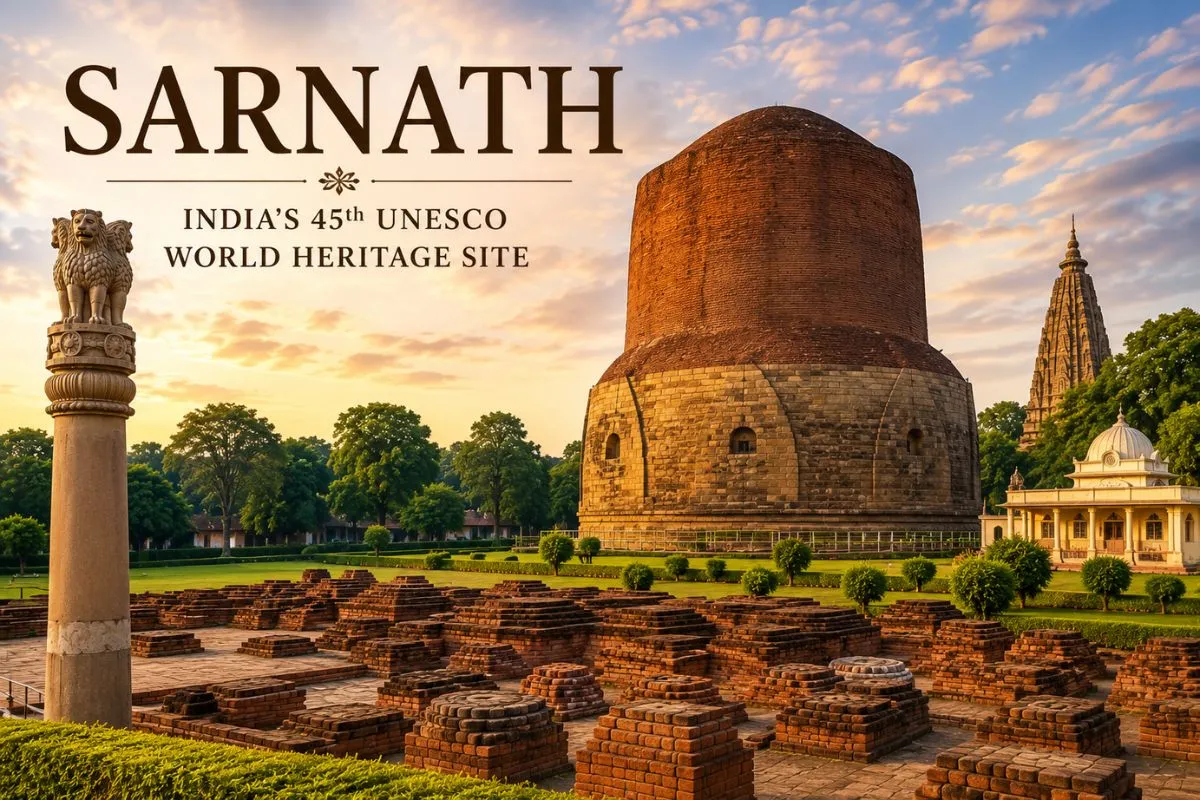 Sarnath Inscribed As India’s 45Th Unesco World Heritage Site 1 Sarnath Inscribed As India’s 45Th Unesco World Heritage Site
