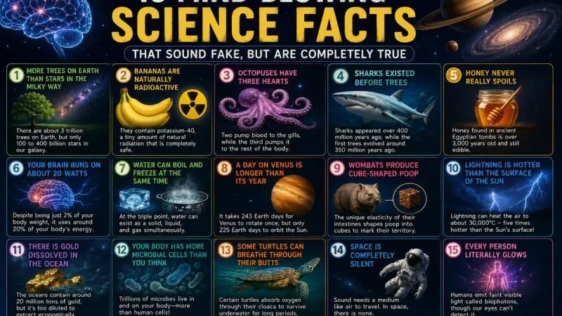 15 Mind-Blowing Science Facts That Sound Fake, But Are Completely True 8 15 Mind-Blowing Science Facts That Sound Fake, But Are Completely True