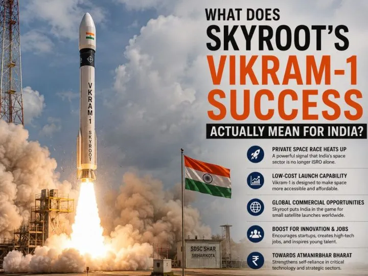What Does Skyroot’S Vikram-1 Success Actually Mean For India?