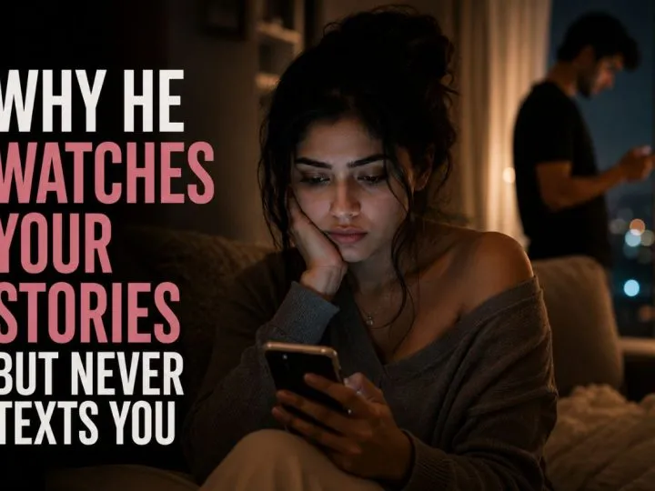 Why He Watches Your Stories But Never Texts You