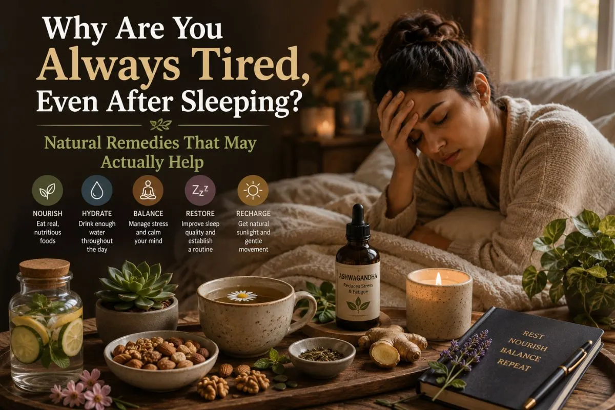 Why Are You Always Tired, Even After Sleeping? Natural Remedies That May Actually Help 1 Why Are You Always Tired, Even After Sleeping? Natural Remedies That May Actually Help