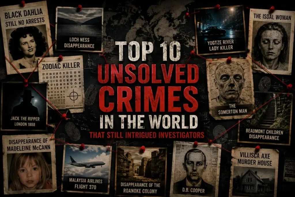 Top 10 Unsolved Crimes In The World That Still Intrigued Investigators