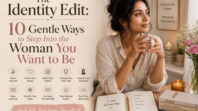 The Identity Edit: 10 Gentle Ways To Step Into The Woman You Want To Be 4 The Identity Edit: 10 Gentle Ways To Step Into The Woman You Want To Be