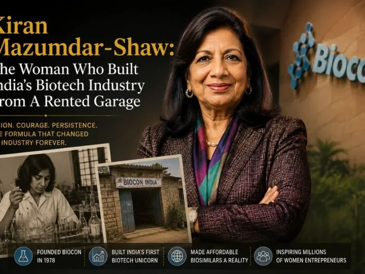Kiran Mazumdar-Shaw: The Woman Who Built India’S Biotech Industry From A Rented Garage