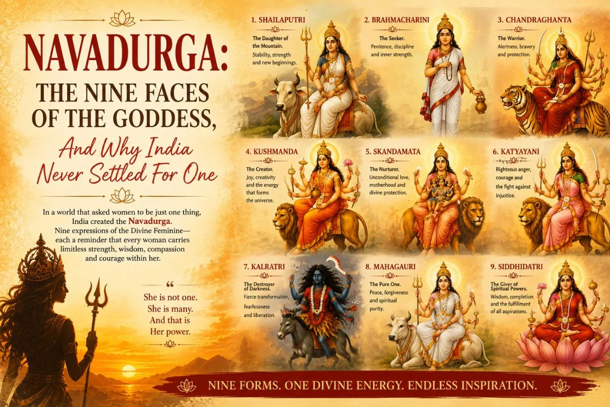 Navadurga: The Nine Faces Of The Goddess, And Why India Never Settled For One 1 Navadurga: The Nine Faces Of The Goddess, And Why India Never Settled For One