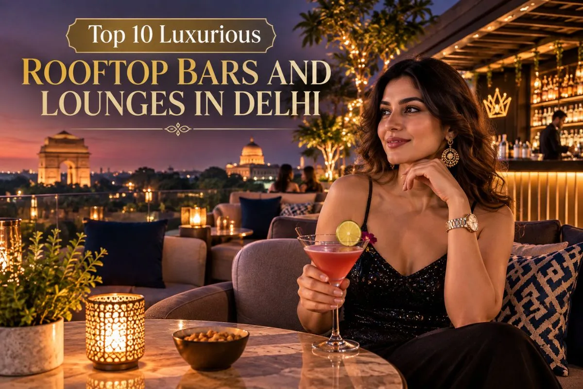 Top 10 Luxurious Rooftop Bars And Lounges In Delhi 1 Top 10 Luxurious Rooftop Bars And Lounges In Delhi