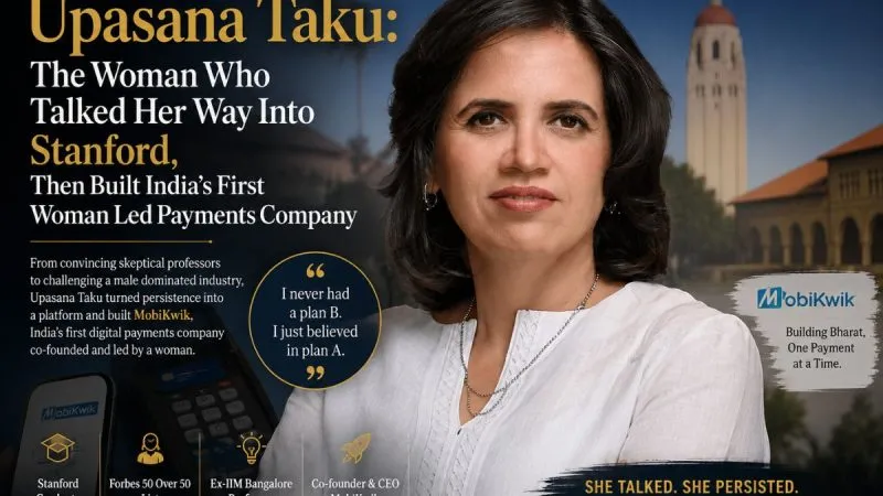 Upasana Taku: The Woman Who Talked Her Way Into Stanford, Then Built India’S First Woman Led Payments Company
