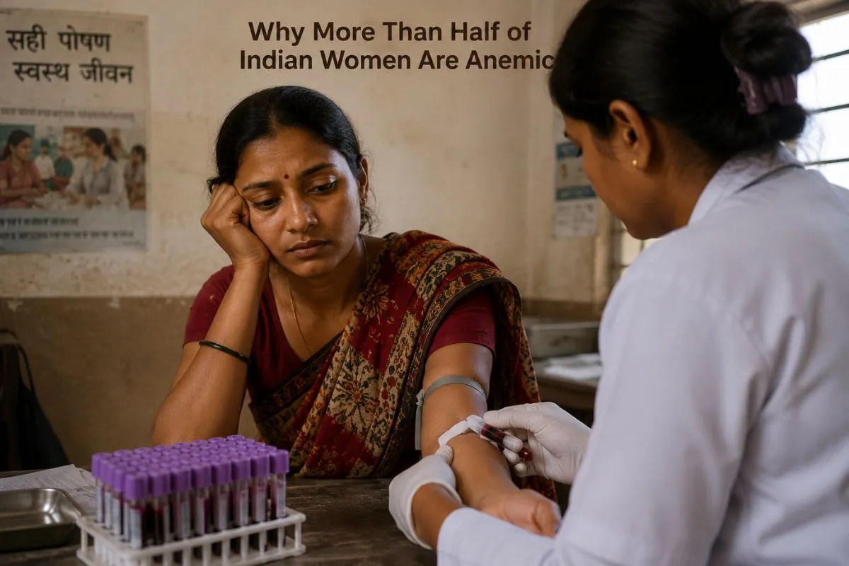 Why More Than Half Of Indian Women Are Anemic, And What Actually Works 1 Why More Than Half Of Indian Women Are Anemic, And What Actually Works