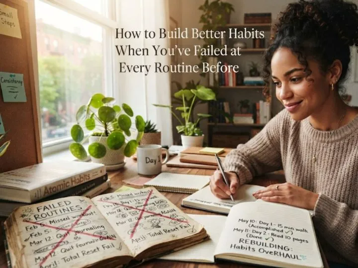 How To Build Better Habits When You’Ve Failed At Every Routine Before