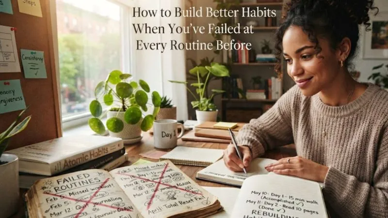 How To Build Better Habits When You'Ve Failed At Every Routine Before 7 How To Build Better Habits When You’Ve Failed At Every Routine Before