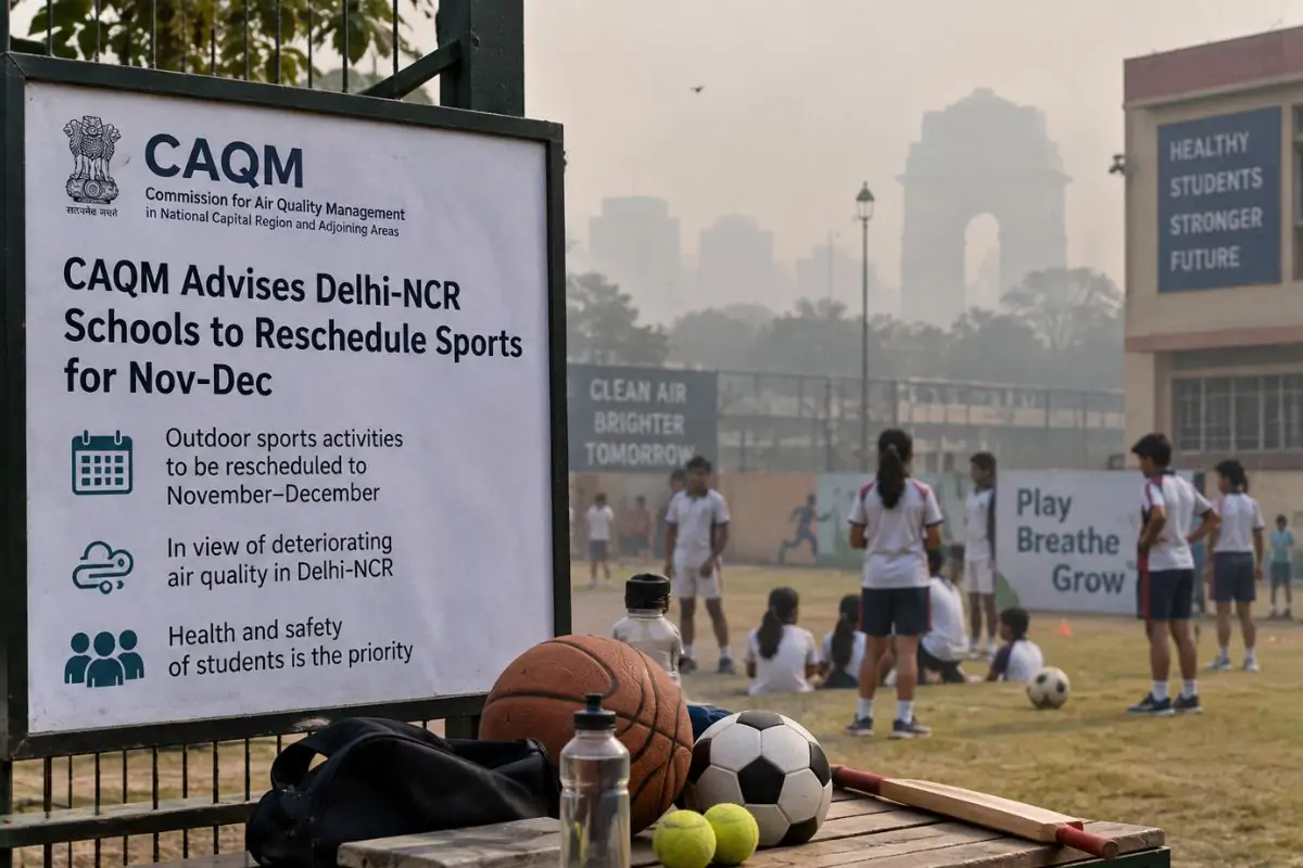 Caqm Directs Delhi-Ncr Schools To Reschedule Physical Sports Events For November And December 1 Caqm Directs Delhi-Ncr Schools To Reschedule Physical Sports Events For November And December