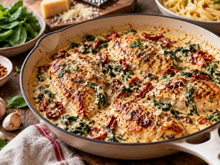 Creamy Garlic Tuscan Chicken: An Easy, Restaurant-Quality 30-Minute Dinner