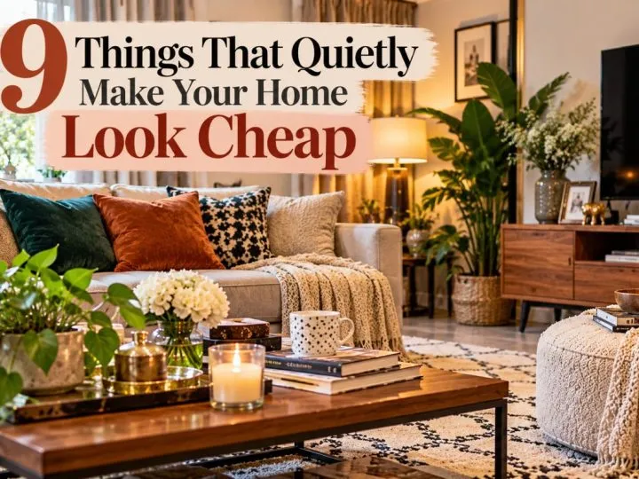 9 Things That Quietly Make Your Home Look Cheap