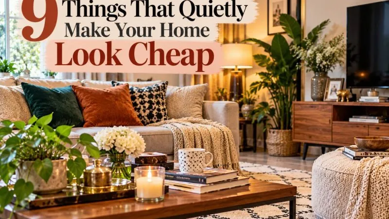 9 Things That Quietly Make Your Home Look Cheap