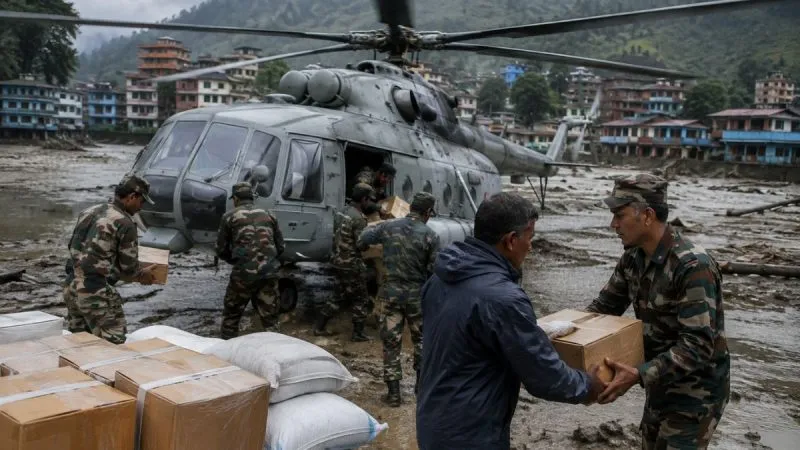 India Scales Up Humanitarian Mission To Aid Flood-Hit Nepal As Death Toll Rises