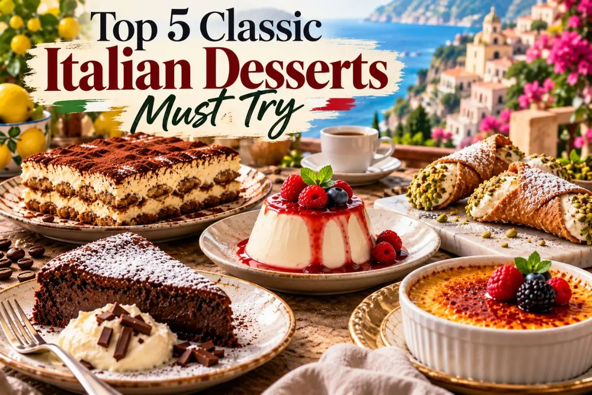 Top 5 Classic Italian Desserts Must Try