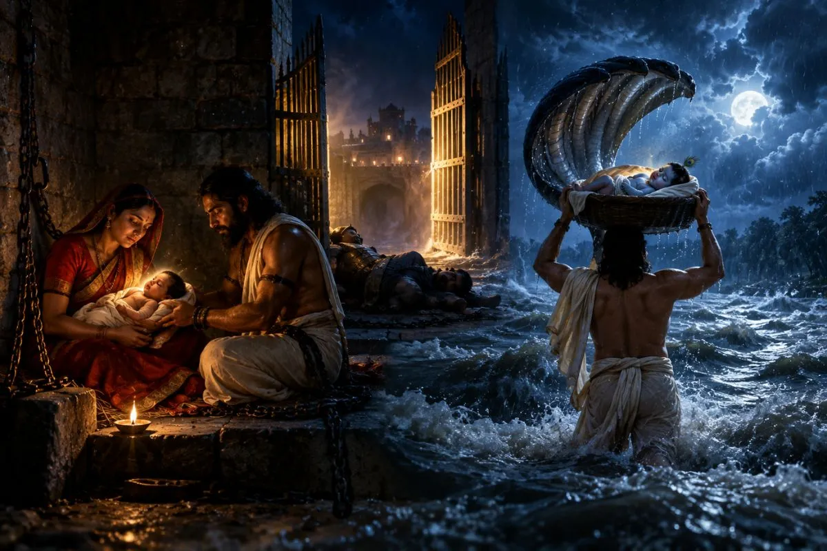 Symbolism Of The Midnight Birth: The Spiritual Meaning Behind Krishna’s Birth 1 Symbolism Of The Midnight Birth: The Spiritual Meaning Behind Krishna’s Birth