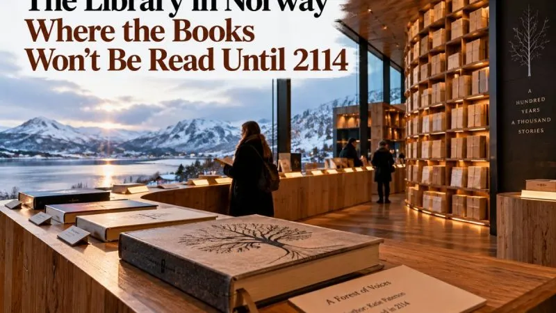 The Library In Norway Where The Books Won’T Be Read Until 2114