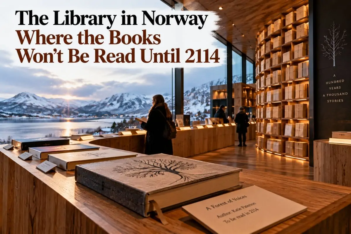 The Library In Norway Where The Books Won'T Be Read Until 2114 1 The Library In Norway Where The Books Won’T Be Read Until 2114