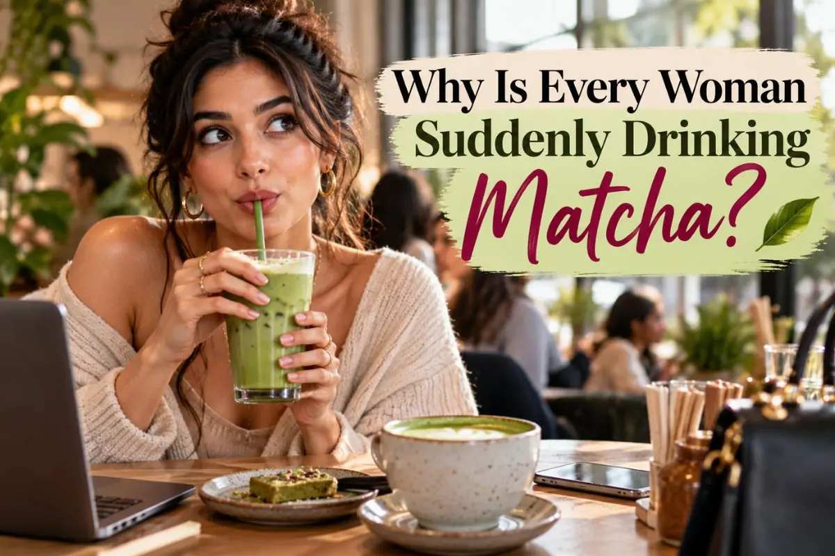 Why Is Every Woman Suddenly Drinking Matcha? 1 Why Is Every Woman Suddenly Drinking Matcha?