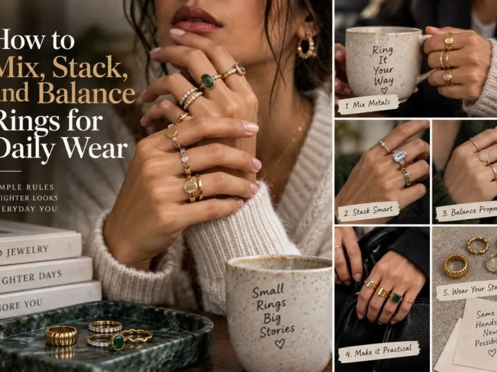 How To Mix, Stack, And Balance Rings For Daily Wear