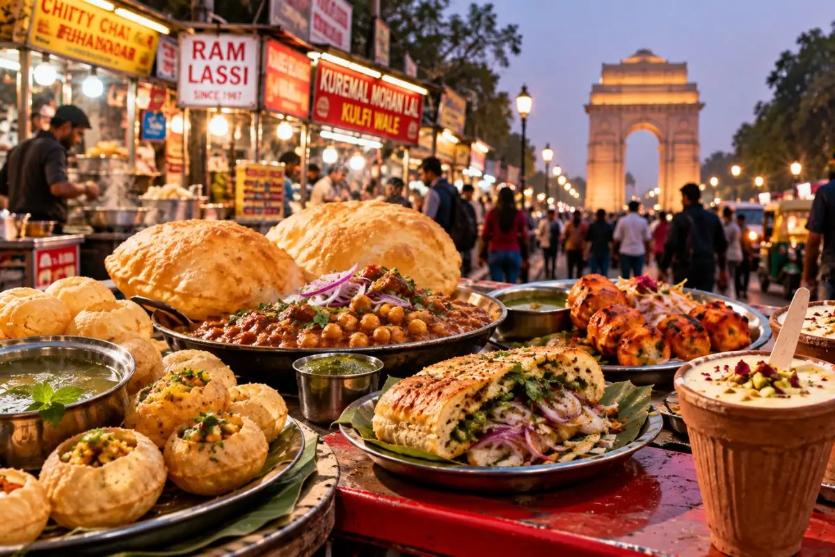 Top 5 Iconic Street Foods In Delhi: The Ultimate Culinary Guide 1 Top 5 Iconic Street Foods In Delhi: The Ultimate Culinary Guide