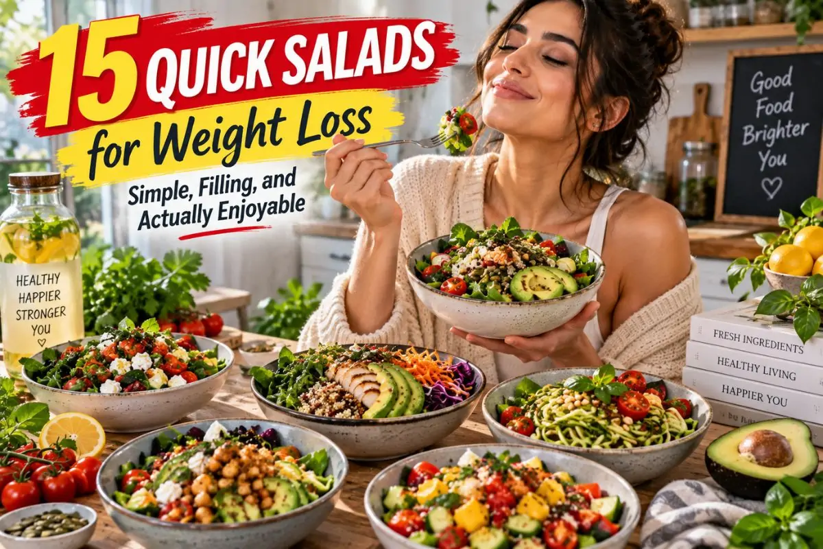 15 Quick Salads For Weight Loss: Simple, Filling, And Actually Enjoyable 1 15 Quick Salads For Weight Loss: Simple, Filling, And Actually Enjoyable