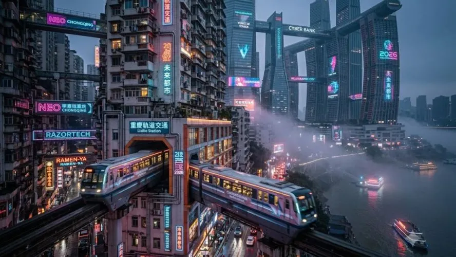Chongqing Is China’s Most Unreal City Looks Like The Future, But People Actually Live Here